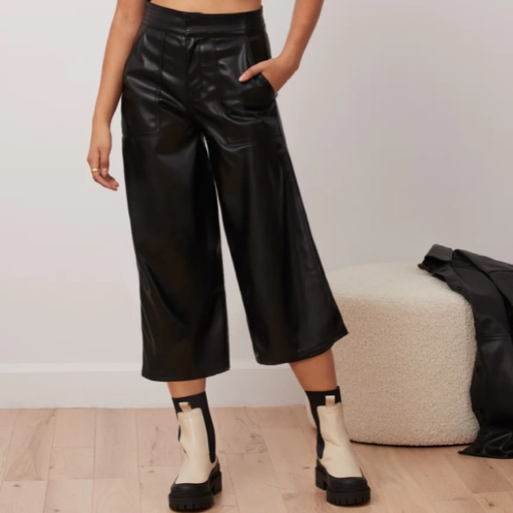 Yoga Jeans Vegan Leather Pant